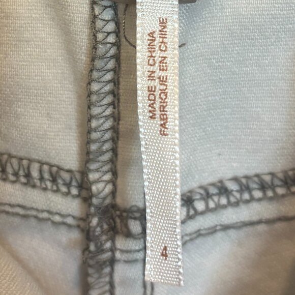 Free People Women's Faux Leather Moto Style Slim - Ankle Zip - Tan - Size 4 - Picture 6 of 6